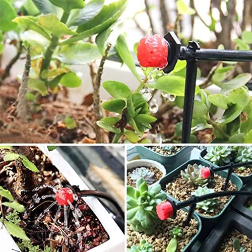 100pcs Garden Irrigation Adjustable Nozzle, Anti-Clogging Dripper Watering Sprinkler Emitter Micro Drip Balcony Yard Greenhouse - Image 2