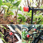100pcs Garden Irrigation Adjustable Nozzle, Anti-Clogging Dripper Watering Sprinkler Emitter Micro Drip Balcony Yard Greenhouse - Image 2