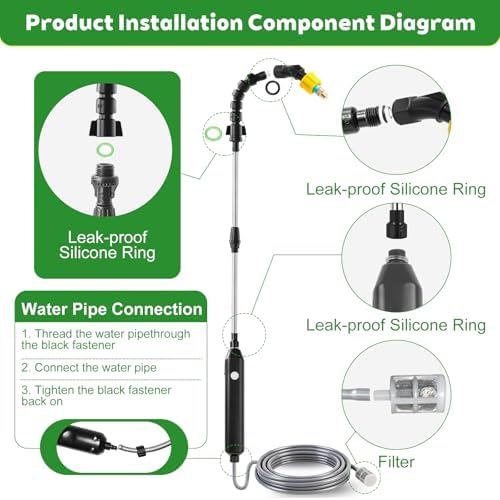 Electric High Reach Plant Waterer - Type C Wireless Hanging Plant Waterer - Image 6