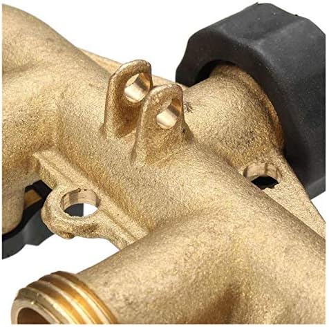 3/4 Inch BSP 4 Way Hose Faucet Manifold Water Segregator Garden Tap Connector Splitter Switcher Control Shut Off Valve - Image 3