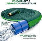30FT Garden Hose, Ultra Lightweight All-Weather Flat Water Hose 5/8-Inch - Image 3