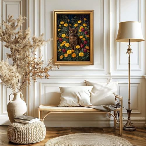 Gold Vintage Framed Antique Key Wall Art, Moody Still Life Print - Image 6
