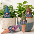 YesWhat Terracotta Watering Spikes Slow Release Watering Stakes 4-Pack by Unknown