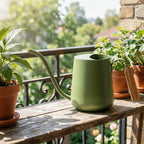 Stainless Steel Watering Can, Matte Black - Image 2