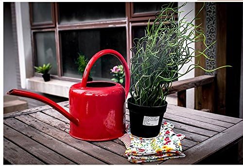 Retro Style Gorgeous Long Spout/Iron Watering Can Gardening Tool 1.7 L(red) - Image 2