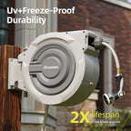 1/2" x 72 FT Retractable Garden Hose Reel - Image 2