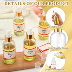Fumete 36 Pcs 4oz Glass Spray Bottles Fine Mist, Clear, Simple - Image 3