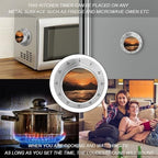 Kitchen Timers for Cooking Mountain and Water at Sunset Printed Stainless Steel Timer Mechanical Kitchen Timer for Kitchen, Study, Sports - Image 4