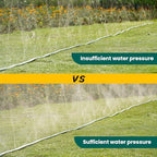 Sprinkler Soaker Hose 25ft 2Pack for Garden Lawn, Watering Pipe with Holes, High-Efficiency Water-Saving Garden Irrigation System, Drip Hose Sprinkler - Image 5