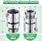 2PCS Self Draining Vacuum Breaker Compatible with PK1390 Thread Replacement - Image 2
