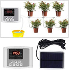Solar Smart Water Timer, Solar Powered Hose Timer Automatic Drip Irrigation Kit for Outdoor Garden Lawn Irrigation System, Programmable and Single Pump - Image 2