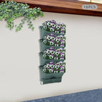 Wall Mounted Vertical Planter 20 Pots, Self Watering Wall Planter for Indoor Plants, Vertical Garden Planter with Drainage Tray & Hose, Outdoor Wall Mount Plant Pot for Balcony, Living Room, Garden - Image 4