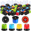 Honoson 60 Pcs Sprinkler Heads Replacement, 4/6/8/10/12/15/17 Van, Colorful by Honoson