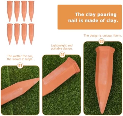 BESTonZON 1set Self Watering Device Terracotta Plant Watering Tool Use Automatic - Image 5