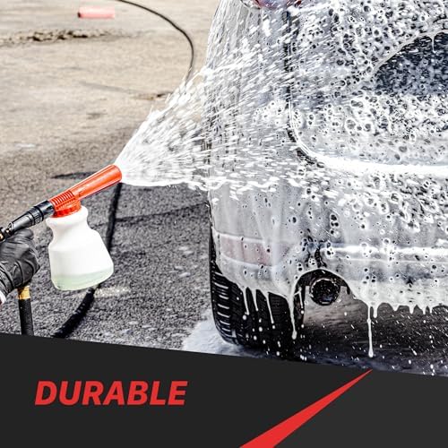 Maxshine Low Pressure Foam Gun – 1L Bottle, Anti-Slip Base, Universal Garden Hose Connection – Lubricated Foam, Dirt Removal, Quick Cleaning for Automotive Exterior - Image 4