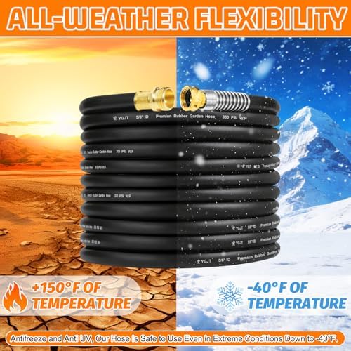 Wdmiya 5/8" x 90FT Garden Hose, 300 PSI Working & 1100 PSI Burst for Lawn - Image 4