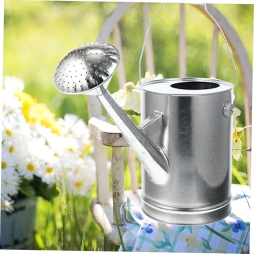 ORFOFE Galvanized Iron Watering Can Vintage Style Household Pot for Indoor Outdoor Plants Precise Pour No Spill Garden Tool for Flowers and Succulents - Image 5