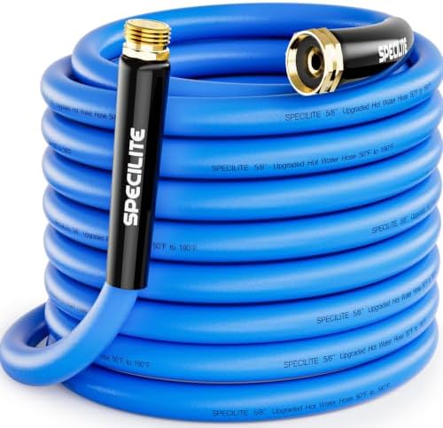 SPECILITE Hot/Cold Garden Water Hose 50 ft x 5/8", -50℉ To 190℉, Blue by SPECILITE