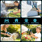 Gardentime 75FT Non-Expandable Garden Hose, Heavy Duty Flexible Water Hose with Leakproof 3/4" Fittings 10 Modes Spray Nozzle, Kink-Free, Lightweight & Durable for Yard, Lawn, Garden & Outdoor Use - Image 6