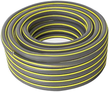 Garden Hose Heavy Duty Flexible Outdoor Water Hose for Large Yards Gardens and Car Washing Gray-4-points 25m by Unknown