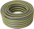 Garden Hose Heavy Duty Flexible Outdoor Water Hose for Large Yards Gardens and Car Washing Gray-4-points 30m by Unknown