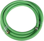 Gloxco Heavy Duty EPDM All Weather Suction Hose Assembly, Black Tube, Lime Green Helix, 2" Inside Diameter with Male x Female NPSM Pinlug Fittings Installed, 40 ft Length - Image 2