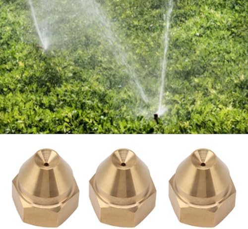 Omabeta 10PCS Brass Misting Nozzle Durable Fine Spray for Plant Irrigation and Cooling System (G1/2 Inch) - Image 7