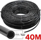 4/7mm Garden Watering Hose, PVC Micro Irrigation Pipe Drip Irrigation Tubing Sprinkler for Lawn Balcony Greenhouse (Color : 40M (131ft), Size : 1/4'') - Image 2