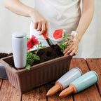 LemonRoad 4 Pack Terracotta Watering Spikes Plant Self Watering Globes Devices Large 17.5 oz Potted Plant Waterer Automatic Planter Inserts for Indoor Outdoor Plants - Image 4
