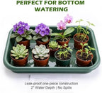 5 Pack Plant Potting Tray- Multifunctional Garden Tidy Tray, 17"x12", Green - Image 3