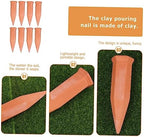 TOYANDONA 8Pcs Ceramic Automatic Watering Device for Flower Pot Plant Red - Image 3