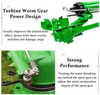 Farm Irrigation Sprinklers on Tripod Base, 2" Heavy Duty Big Gun Sprinkler for Large Area, 360° Automatic Rotation with 0°-48° Adjustable Elevation, Farmland Watering System with Flange Connection - Image 4