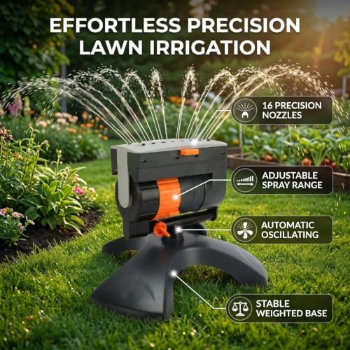Pssopp Lawn Oscillating Sprinkler Garden Sprinkler - Image 5