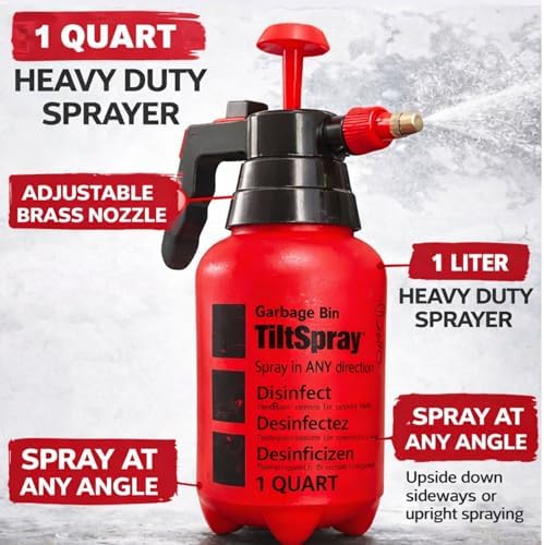 TiltSpray 32oz Spray Bottle – Sprays Upside Down & Any Angle, Heavy Duty Cleaning Sprayer for Hard-to-Reach Areas, Kitchen, Bathroom, Plants & Car Detailing – Leak Resistant, Adjustable Nozzle - Image 4