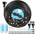 85FT Mister for Outside Patio Misting Cooling System, 85FT (26M) Misting Line+26 Brass Mist Nozzles+Water Filter, Outdoor Mister System for Garden Greenhouse Trampoline Waterparke by Eledom