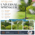 Multi-Nozzle Misting Tee for Veal & Concrete Roof Cooling, High-Performance Mist Nozzle System for Outdoor & Greenhouse Use, Efficient Water Spray Cooling Solution - Image 4
