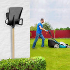 2 Pcs Garden Hose Holder, Metal Storage Hook, Heavy Duty, Rustproof, Wall Mounted, for Water Hose Organization, Free Standing Metal Hose Rack(Grey) - Image 6