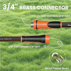 Giraffe Tools Garden Hose 50ft x 5/8",Lightweight Hybrid Hose with Swivel Handle and Short Leader Garden Hose 10 ft x 5/8",Heavy Duty&No-Kink,Leakroof Gardening Hose with Male to Female Fittings - Image 6