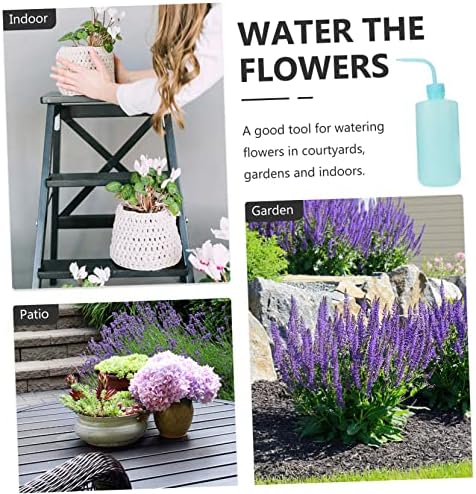 Watering can,8 Pcs Watering Can Portable Water Kettle Water Can for Plants Flower Watering Can Sprinkler Bottle Plastic Soap Bottle Plastic Wash Bottle Convenient Squeeze Bottle Garden Supply(Bluex5pc - Image 6