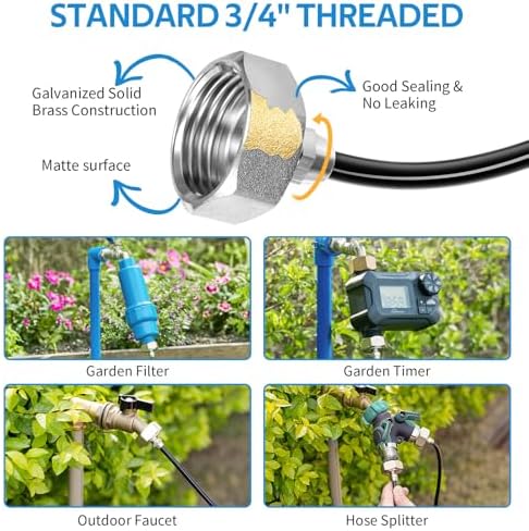 homenote Misting Cooling System, 98FT(30M) Pre-Assembled Mister Kit - Image 3