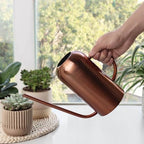 Plant Watering Can, Modern Leak Proof Stainless Steel Indoor Watering Cans for House Plants with Long Spout,Lightweight Small Rustproof Water Can for Plants for Home Outdoor Gardening - Image 3