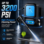 Wall Mount Sprayer Washer Electric Cleaning Tools, 75ft Hose & 10ft Cord - Image 3
