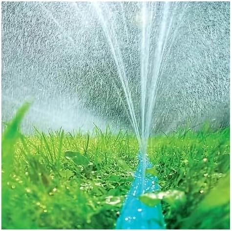 2-in-1 Garden Sprinkler & Soaker Hose Flexible Anti-Twist Water-Saving 70% for Lawn Flower Bed Narrow Area Easy Storage(15m) - Image 4