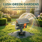 Oscillating Lawn Sprinkler 16 Nozzles 4 Spray Modes Adjustable Range (4) - Image 4