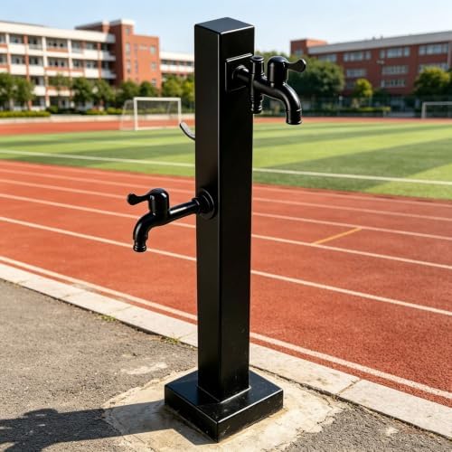 Freestanding Outdoor Water Column Faucet Garden Water Spigot Hose Stand by Gaommini