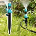 Above Ground Irrigation System - Complete Sprinkler Kit with 3 Adjustable Watering Heads for Efficient Lawn & Garden Care, Easy Setup, Durable Design by Unknown