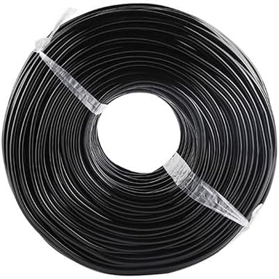 4/7mm Garden Watering Hose 1/4'' PVC Water Tubing Garden Auto Drip Irrigation Pipe, for Plant Watering and Misting Cooling(40m) by Unknown