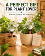 2 Pack Extra Large Plant Self Watering Globes, 26oz Automatic Waterer Bulbs - Image 7