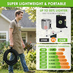 Non-Expanding Garden Hose 100 ft, 360° Anti-Kink Swivel Fittings - Image 3
