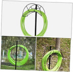 Portable Iron Garden Hose Stand, Black Outdoor Water Hose Holder - Image 3